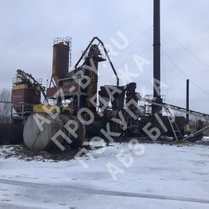 Асфальтобетонный завод ДС-185 - фото зимой